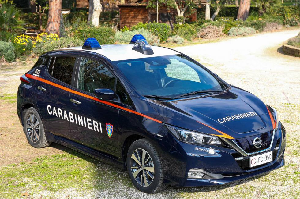 Με 52 Nissan LEAF εξοπλίστηκαν οι Carabinieri 